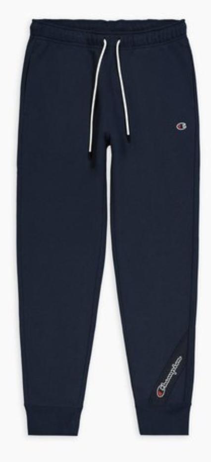 Champion Herren Rippmanschette Jogger, Blau L 217863PS126