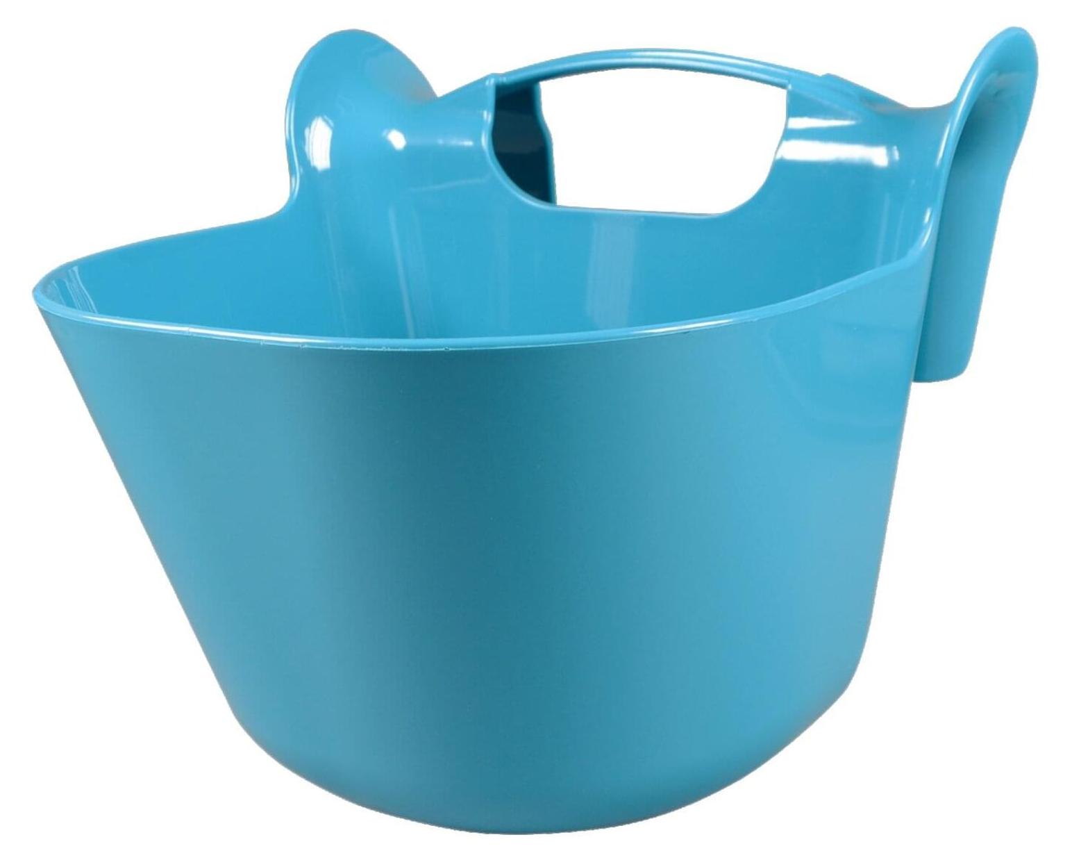 Horizont Group Tragbare Turnier-Futterkrippe | (13,5 L) | türkis HZ957