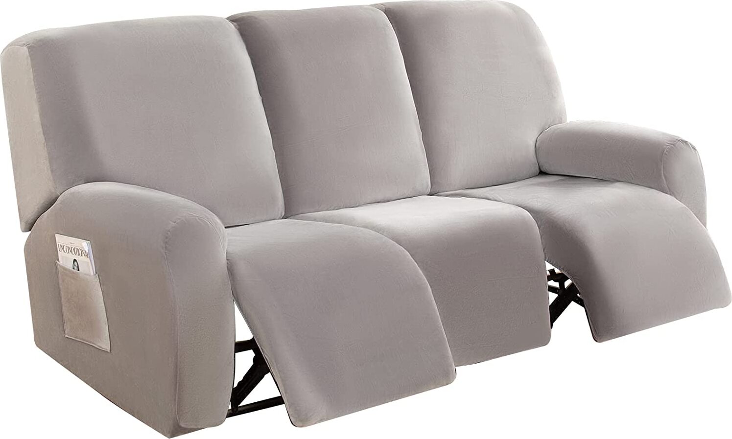 STRANDMON fodera per poltrona, Sjölyckan blu scuro/beige motivo a righe - Italia