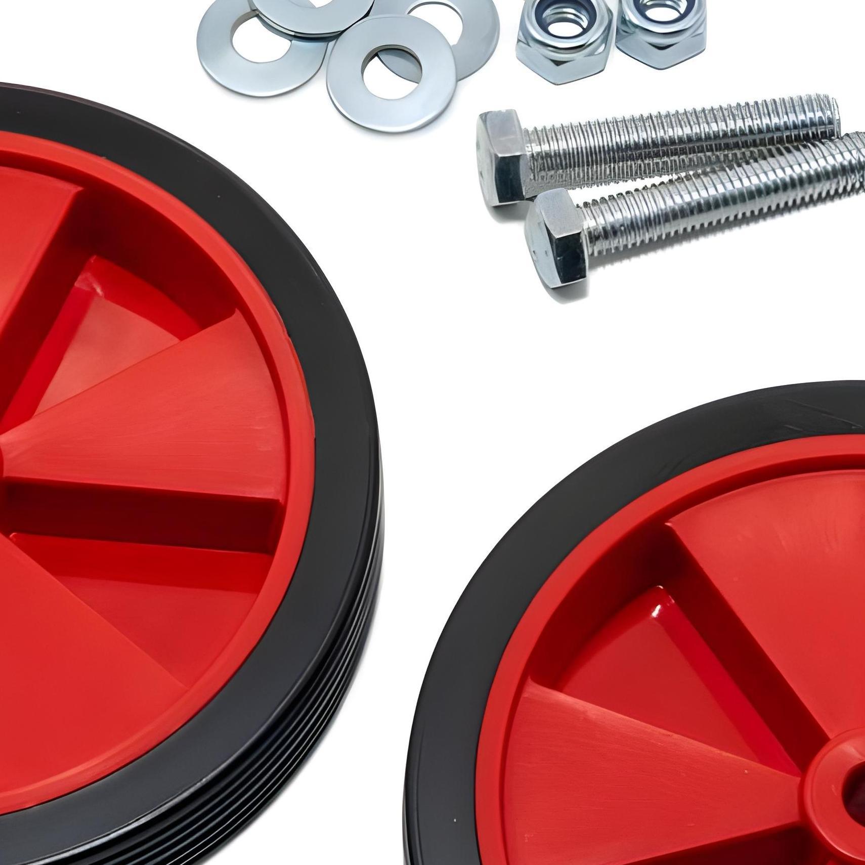 VICMA Sada stabilizačných kolies pre detský bicykel. Červený ráfik