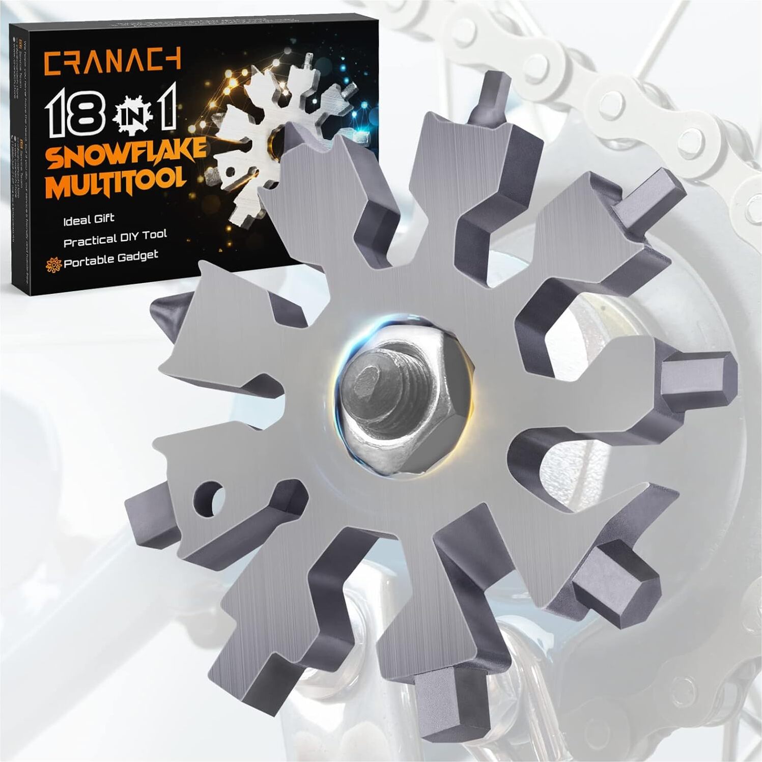 Jormftte Geschenke für Männer, Weihnachtsgeschenke, Schneeflocken-Werkzeug, Adventskalender, Gadgets für Männer, Papa-Geschenk, Weihnachten, Valentinstag, Wichtelgeschenk, Vatertagsgeschenk KAU-LR-HT-YWC-20250611-9