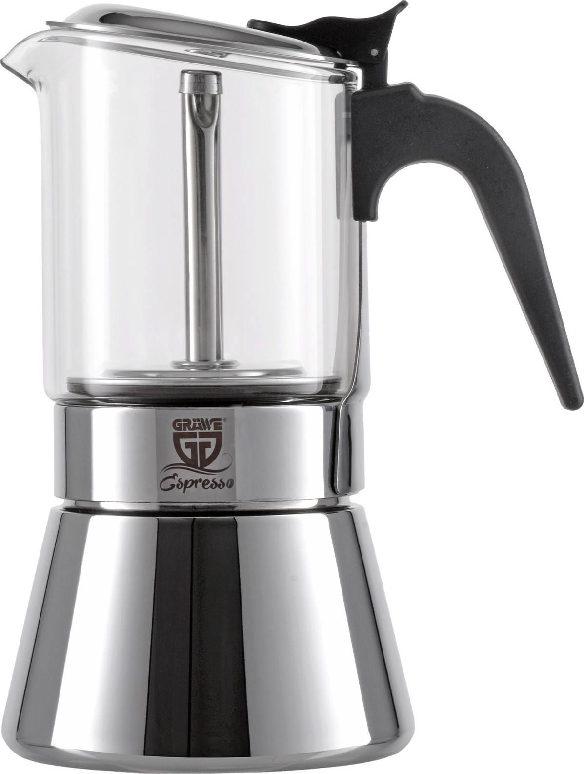 GRÄWE Espressokocher mit Glaskanne, 6 Tassen Achtung: Preis manuell beeinflusst, wegen B2C Preis