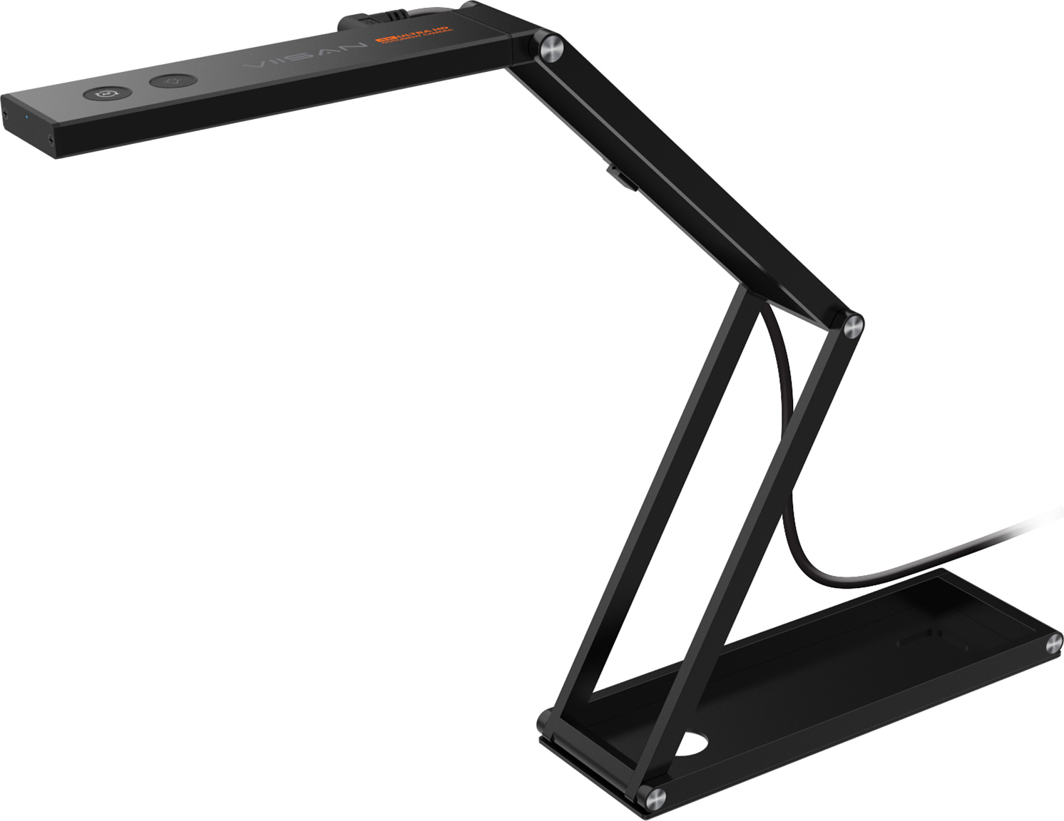 VIISAN P4U USB-Dokumentenkamera. Max. Auflösung 4K. 13MP Sensor. Bildrate bis 60fps. Autofokus. 3X Zoom. Mikrofon & LED. Für Webkonferenzen &