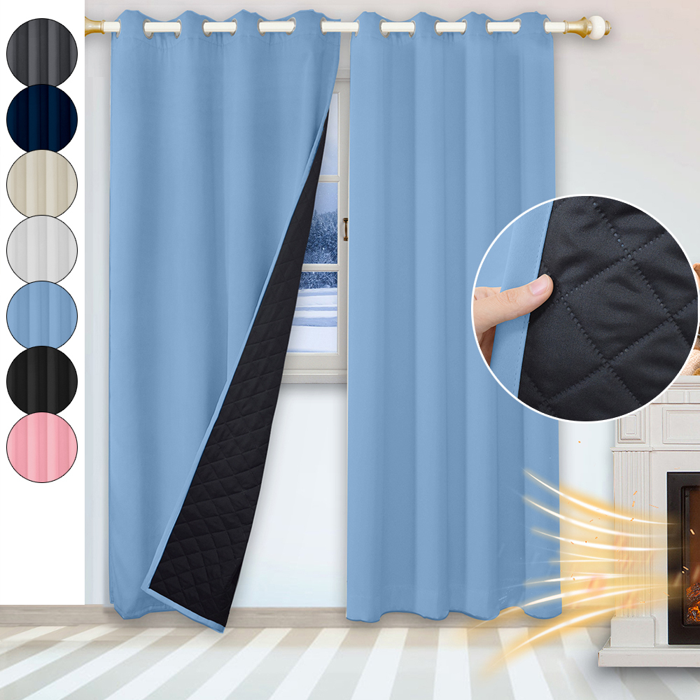Tende Oscuranti Totali 100%: Set Da 2 Pannelli Per Camera Da Letto, Bianco - Protezione Termica E Privacy Con Nastro Arricciato
