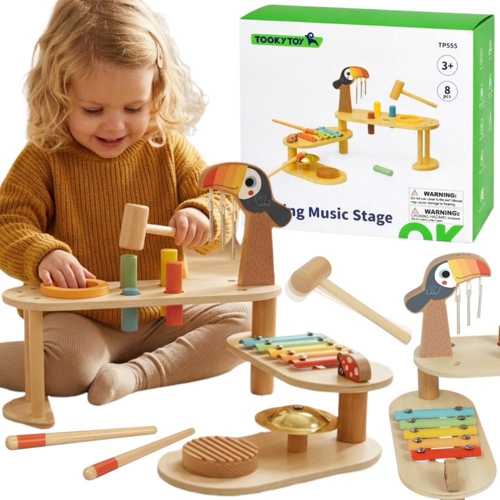 Tooky Toy Lern-Musiktisch – Tukan