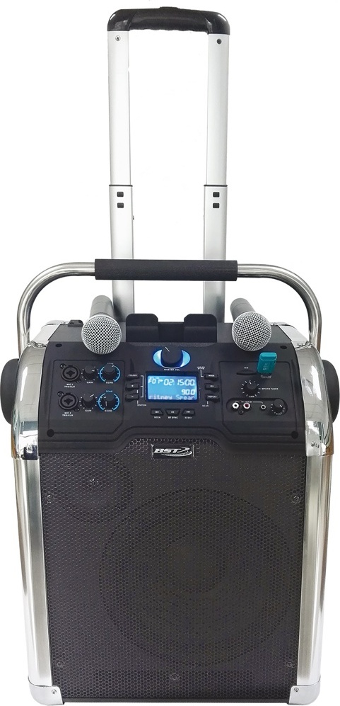BST PWA 120 Aktívny prenosný zvukový systém 50W prenosný karaoke reproduktor