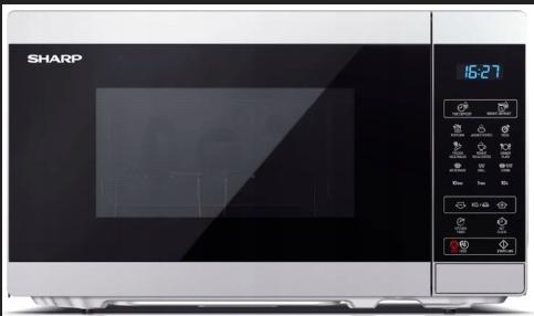 Mikrowelle Sharp 20L 800W/1000W Grill, 8 Automatische Programme, Eco BELLA-T-1502
