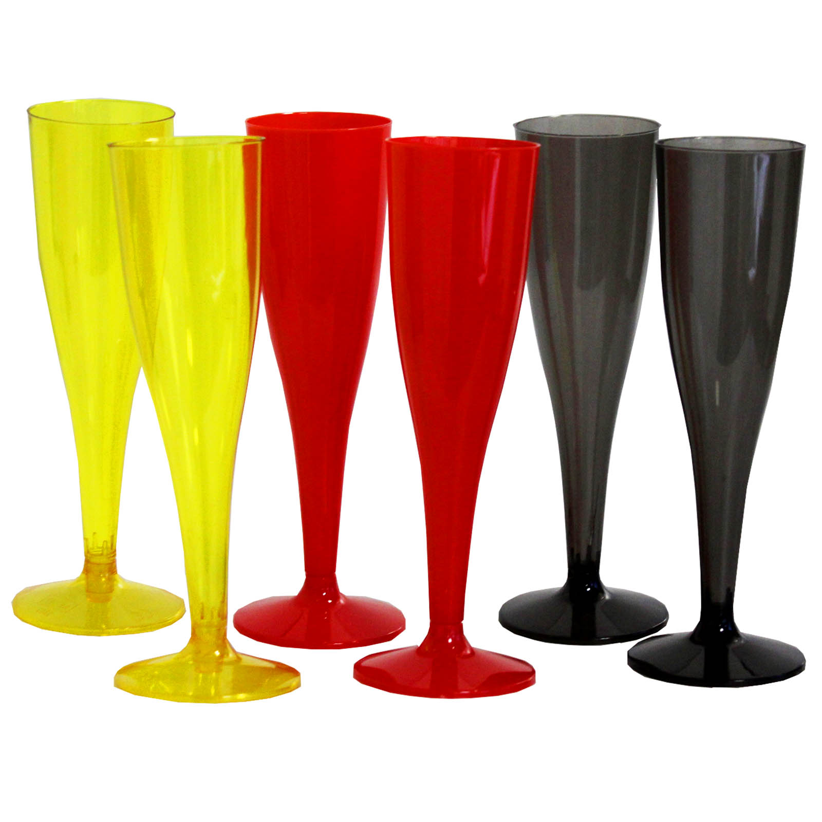 2 Polycarbonat Kunststoff Sekt-Gläser Sekt-Glas Bord-Geschirr Pantry bruchfest 