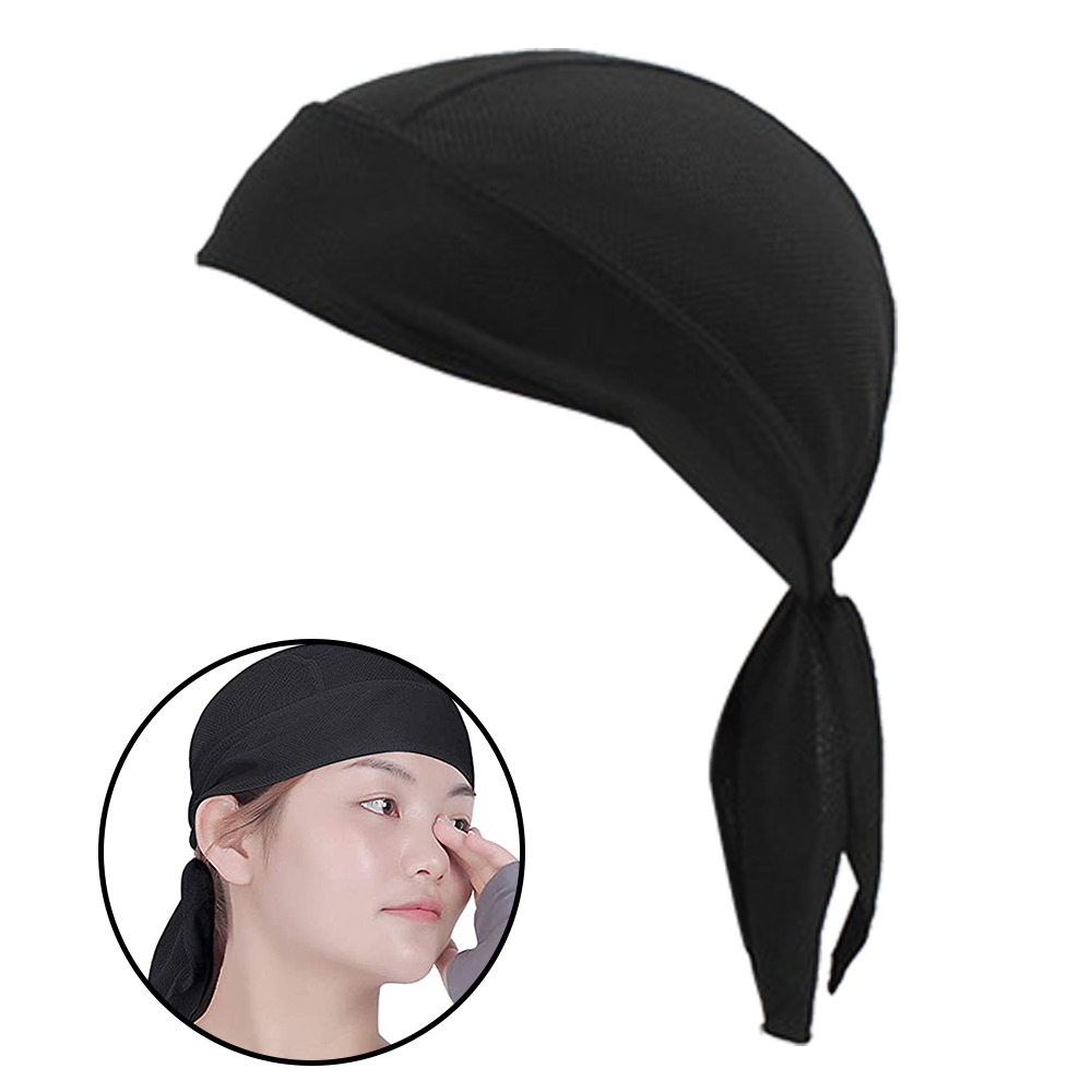 Herren Damen Sports Bandana Cap Atmungsaktiv Kopftuch Bikertuch UV Schutz 