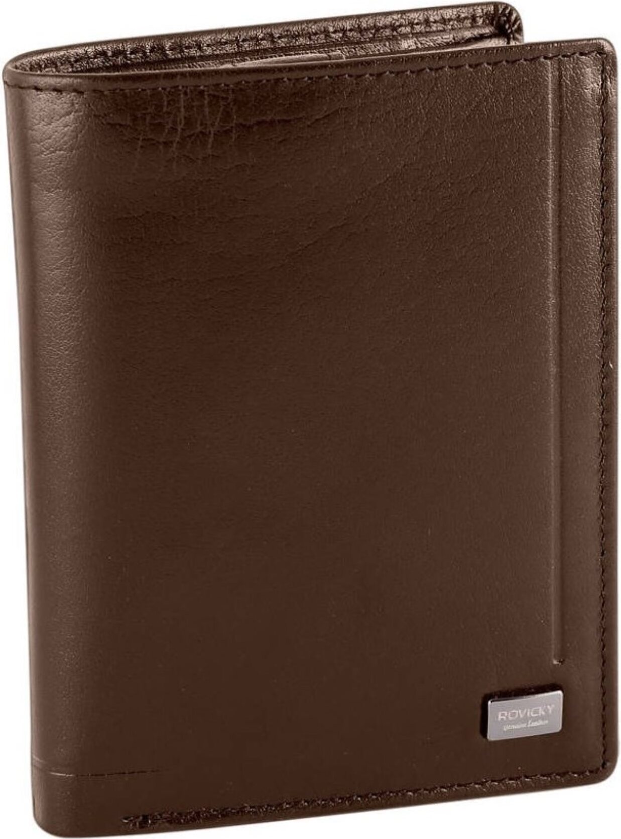 Rovicky Leder Herren-Geldbörse ohne Verschluss PC104BARRFID