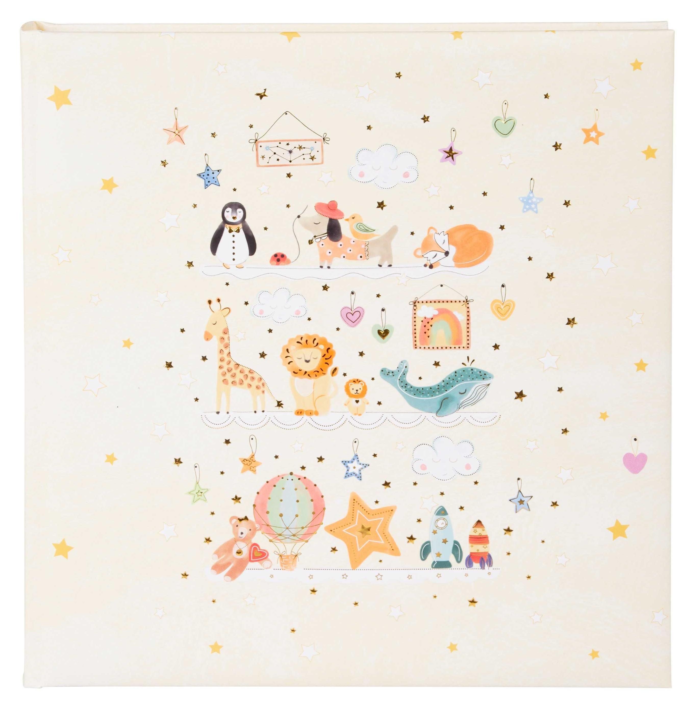 Goldbuch Animal Pyramid Baby Album 30x31 Cm - 60 Pages Blanches 15472