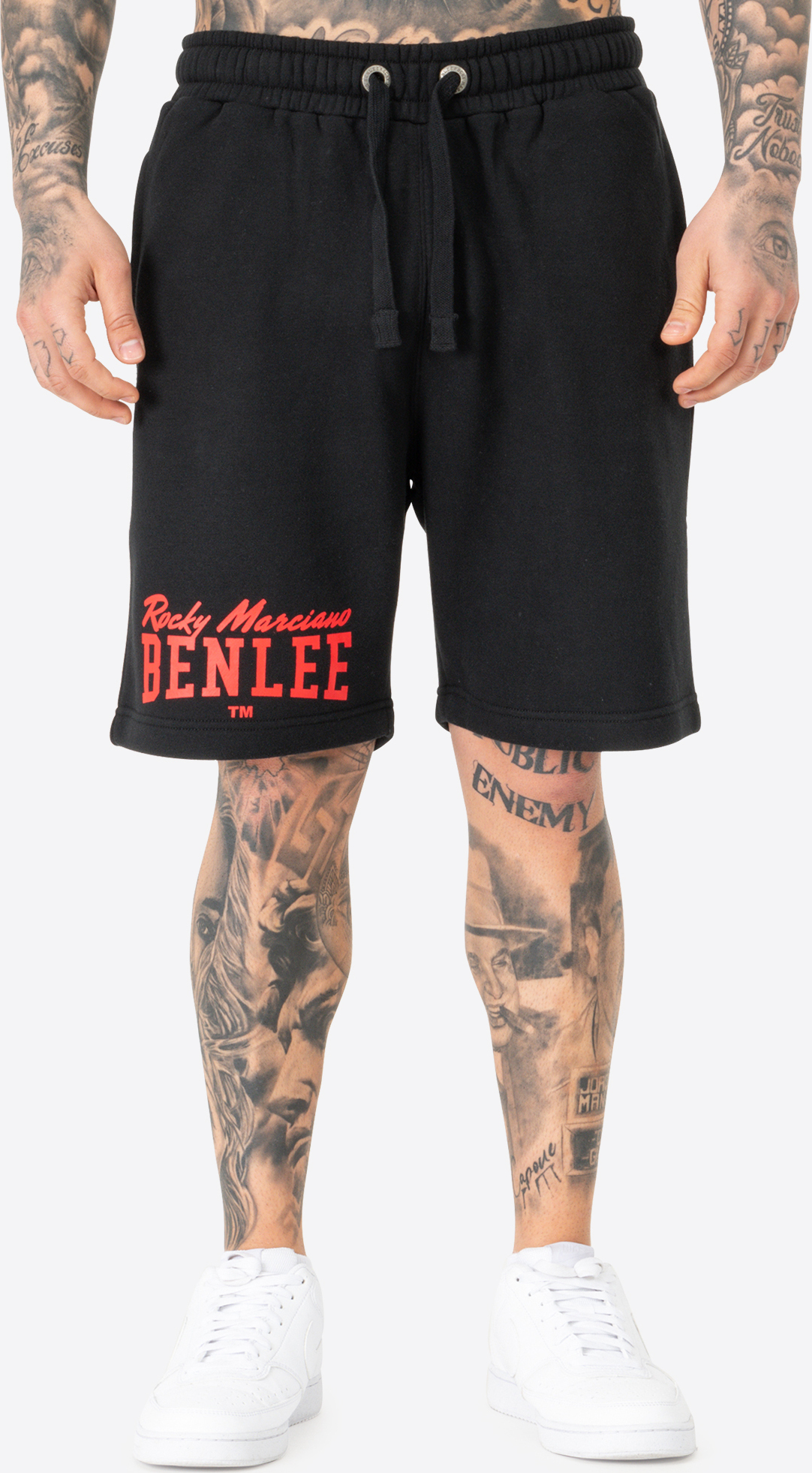 Herren Shorts normale Passform HENNRY Black/Red L BENLEE 190778