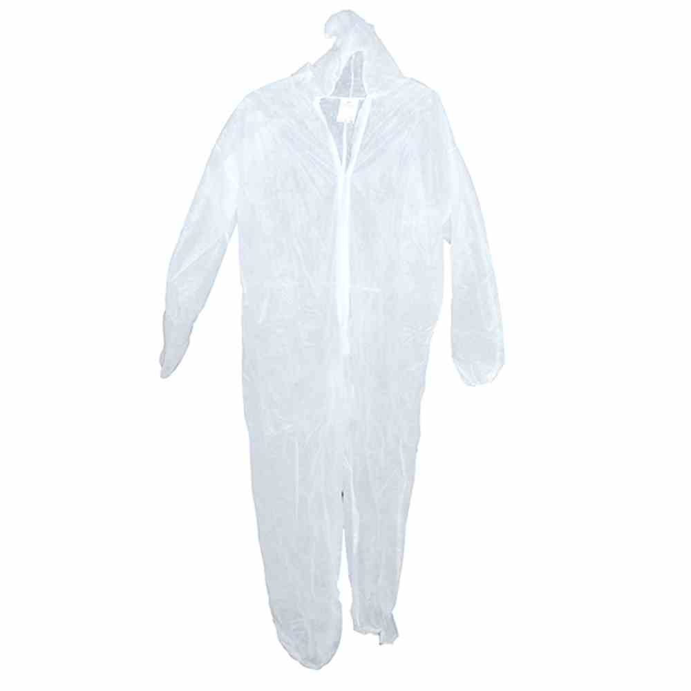 Siena Garden Einweg-Overall weiß mit Kapuze Gr.XXL Schutzanzug Schutzkleidung Arbeitsoverall AS-0059A