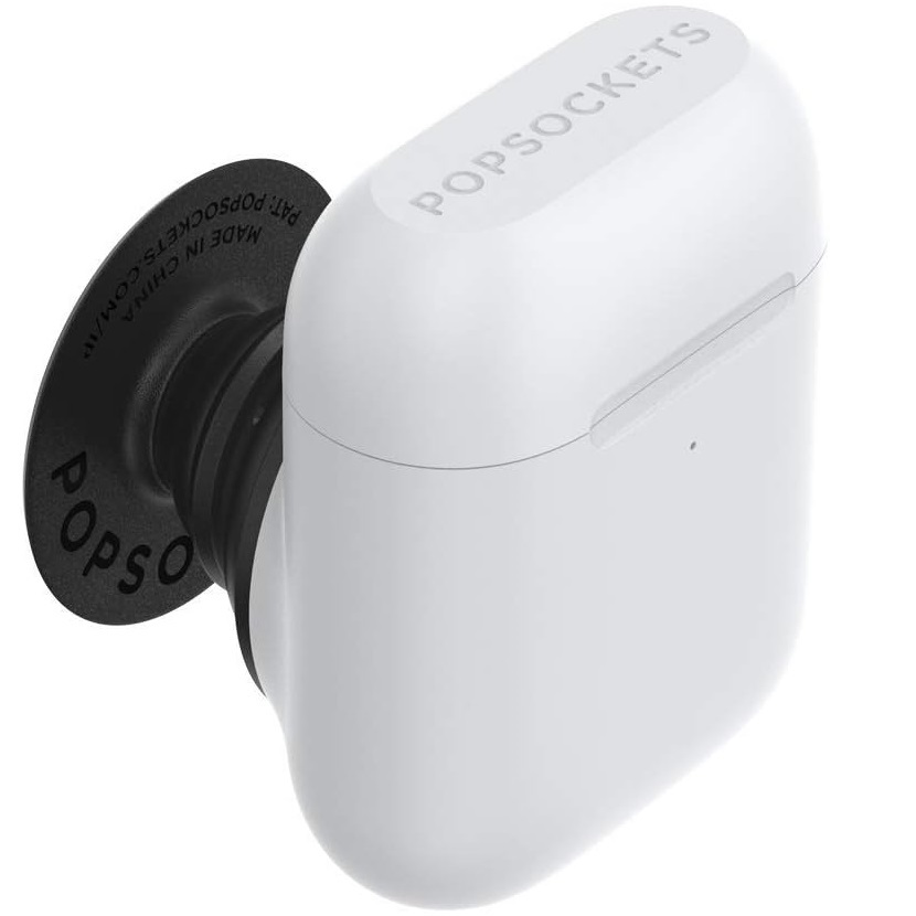 PopSockets - PopGrip s držiakom na AirPods - Biela KP33019