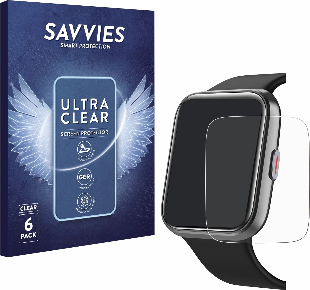 savvies 18 Pezzi Pellicola Protettiva per Tensky ID208 Plus 1.8 Protezione Schermo Trasparente