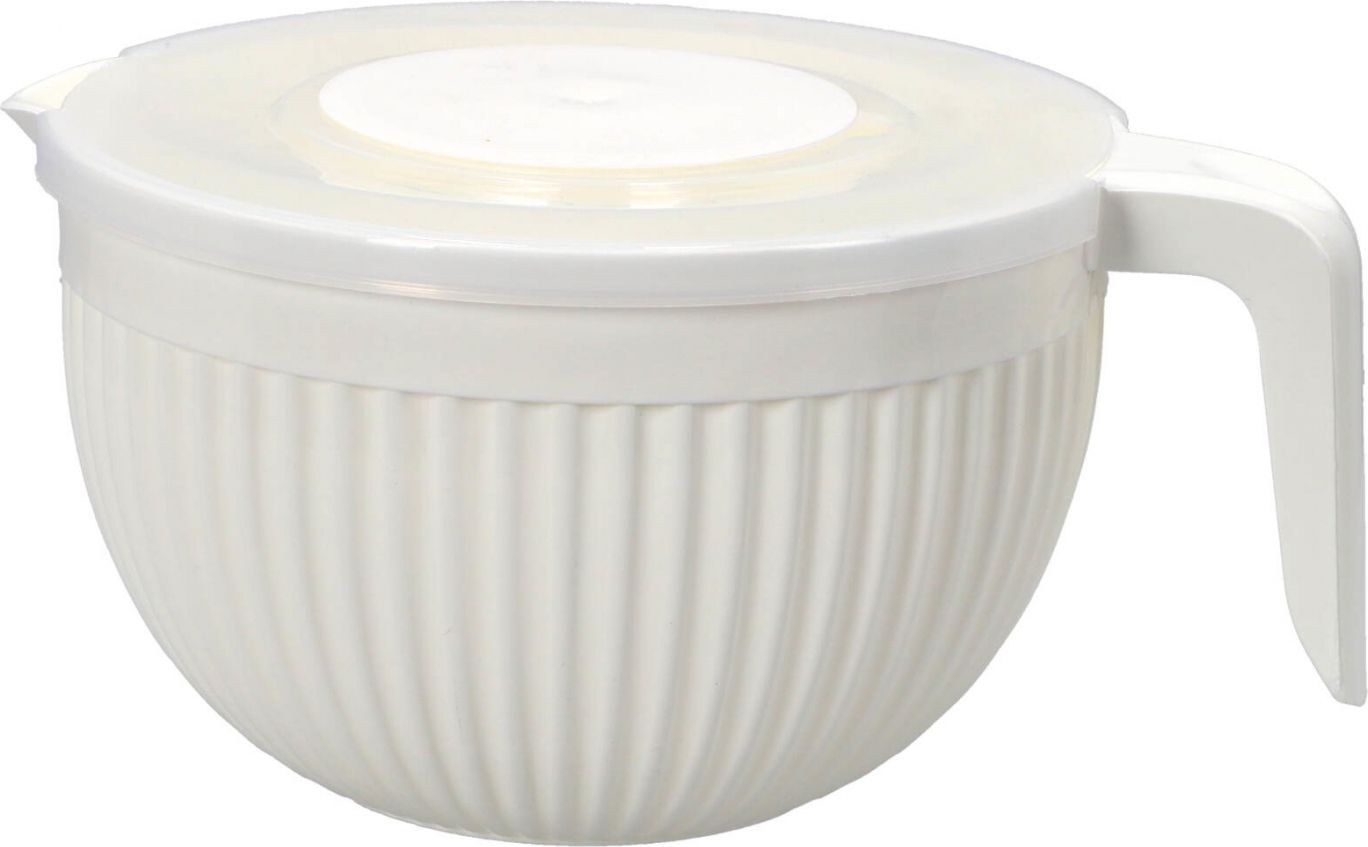Rührschüssel Excellent Houseware, Polypropylen, 28,5x22,5x14 cm, 3,5 l, weiß
