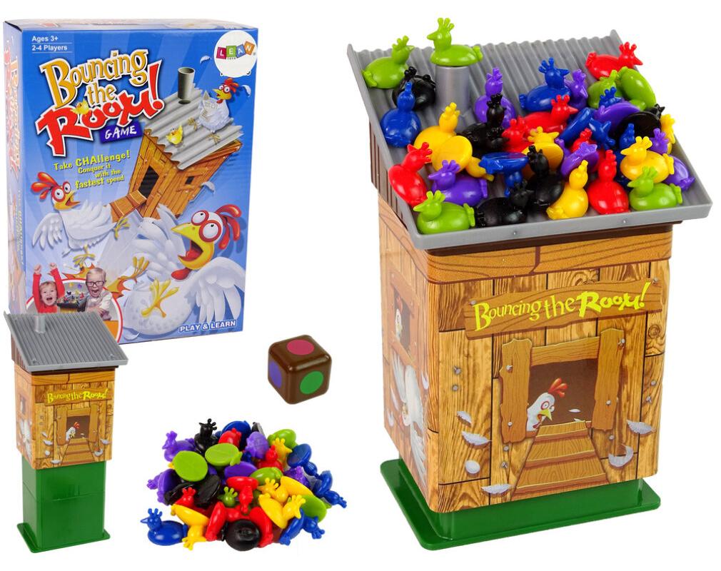 Leantoys Arcade-Spiel Explodierender Hühnerstall Hühner