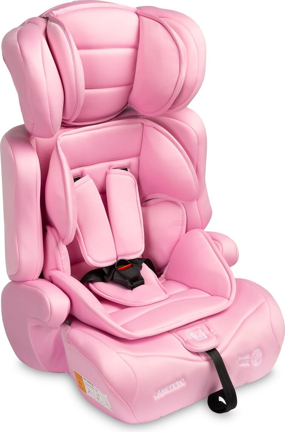 CARETERO - Autositz Kinder (76-150), 3in1-Autokindersitz Falcon, Rosa