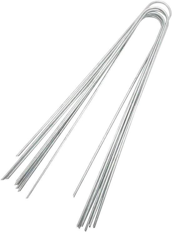 OEM Graspijkerset aus Stahl für Rasen und Gras - 50er Set - Unkrautbarriere-Stahlspieße 2026