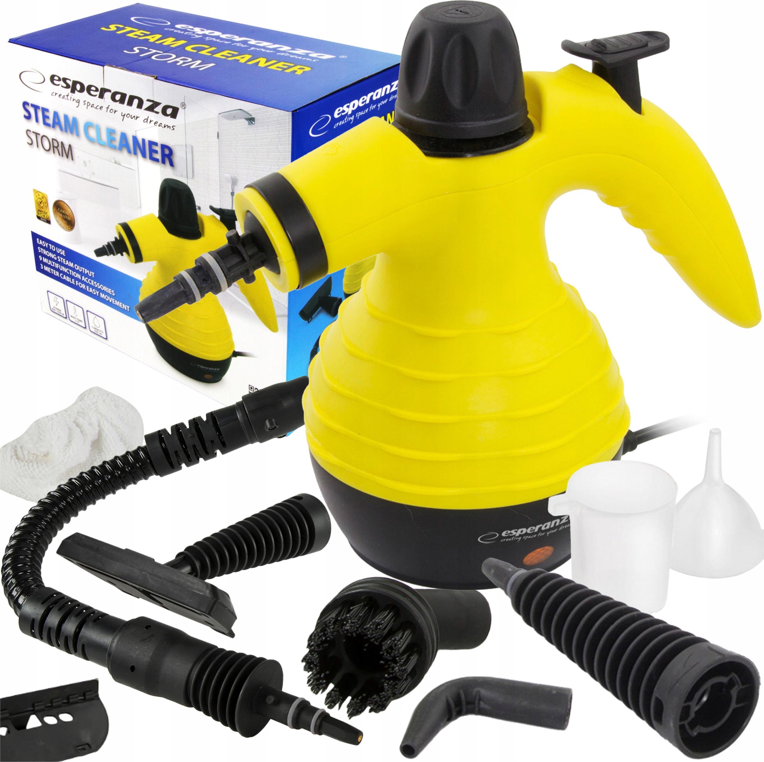 Dampfreiniger Esperanza 1050W Druckreiniger Für Fenster Fugen Und Polstermöbel BELLA-B-0440