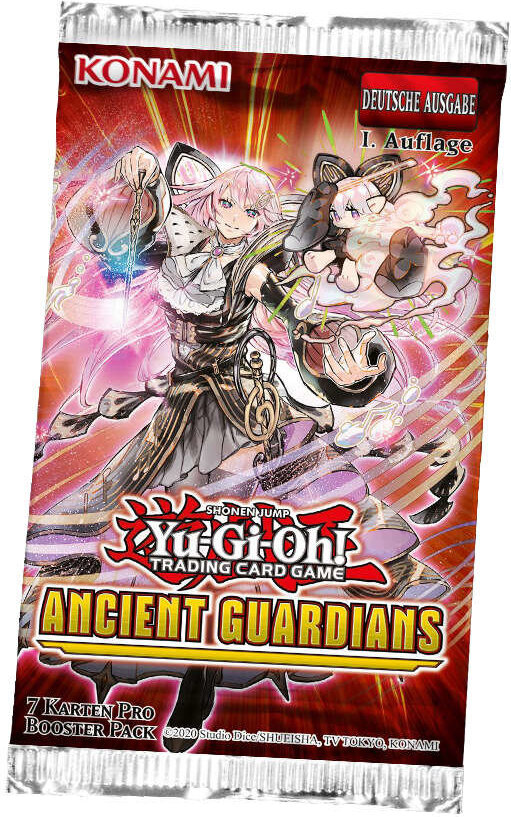 Konami YuGiOh! Ancient Guardians | 1 Booster | DEUTSCHE Ausgabe | Yu-Gi-Oh Karten