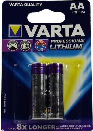 Batérie Lithium Mignon 1,5V Fr6/l91 2 ks