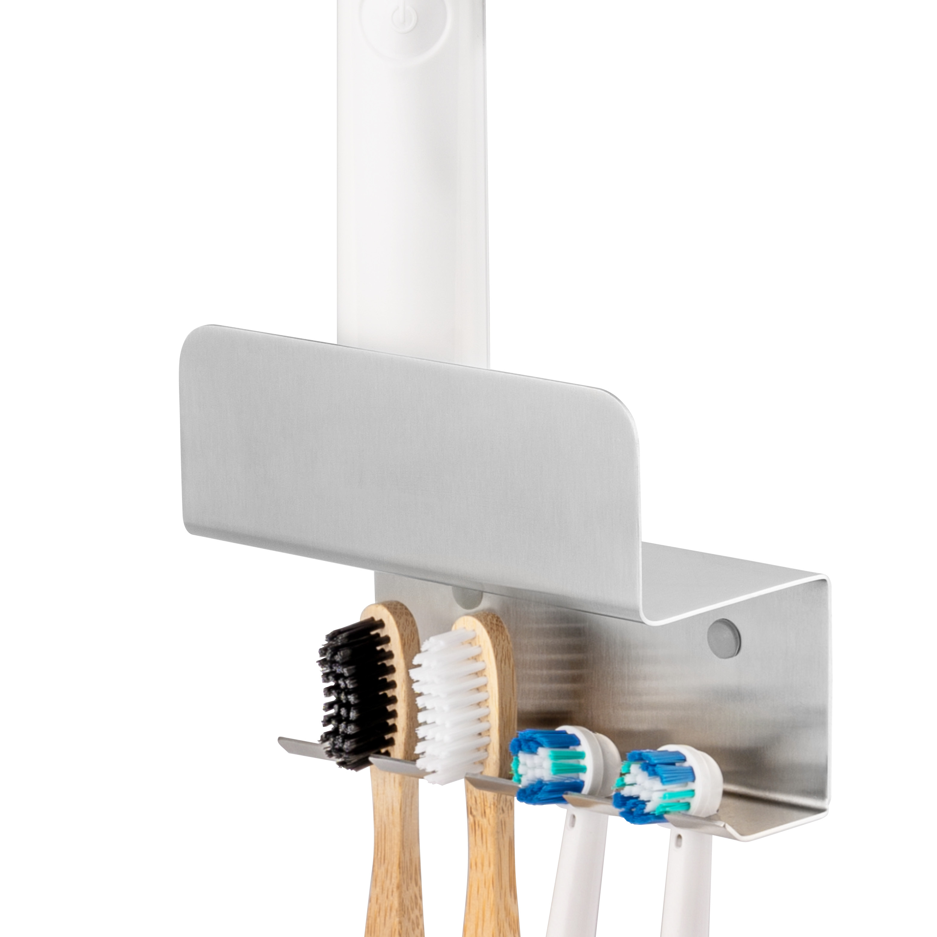 Zahnbürstenhalter für elektrische Zahnbürsteköpfe Zahnputzbecher Halter NEU DE 