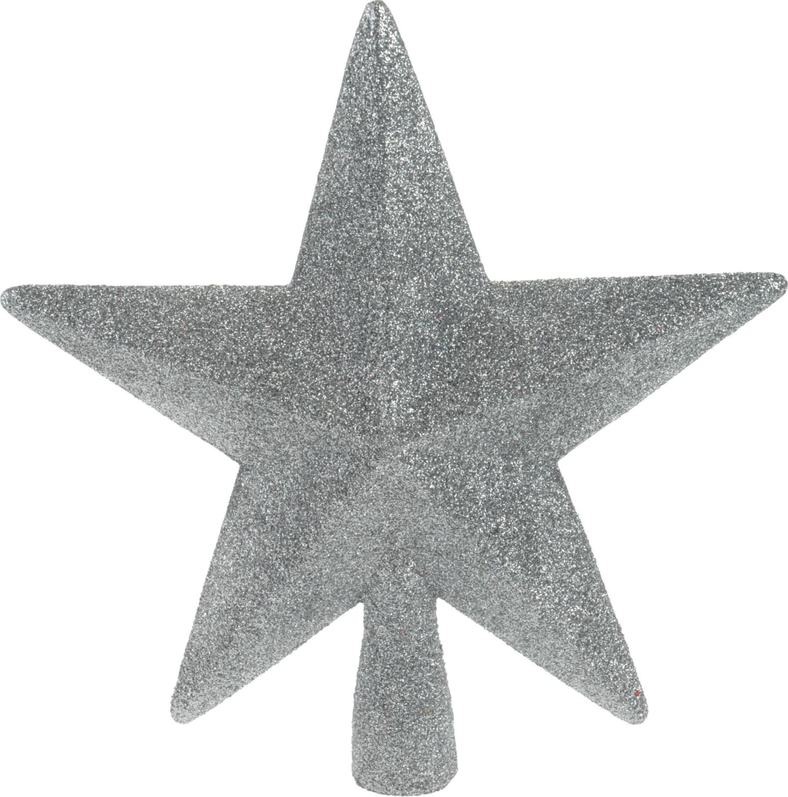Koopman Unzerbrechlicher Weihnachtsstern aus Silber 19 cm CAA691390
