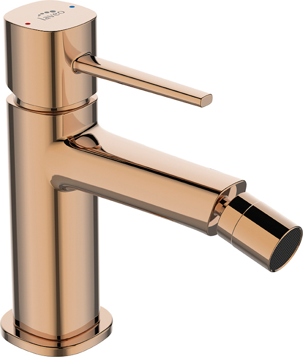 Bidet-Stabmischer Mit Stopfen Klik Klak Pink Gold Laveo Pola BAP 832D
