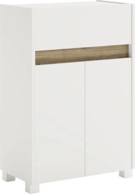 Unterschrank Möbelpartner Cosmo BxHxT 56.9x84.8x33 cm perlweiß 157093