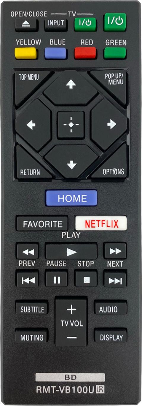 Aurabeam Ersatz Fernbedienung für Sony BDPS4500 DVD Player RMT-VB100U-BDPS4500-CN