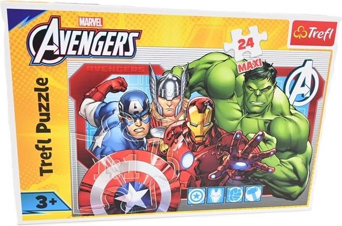 TREFL Puzzle Marvel Avengers: Immer Gerechtigkeit MAXI 24 dlks