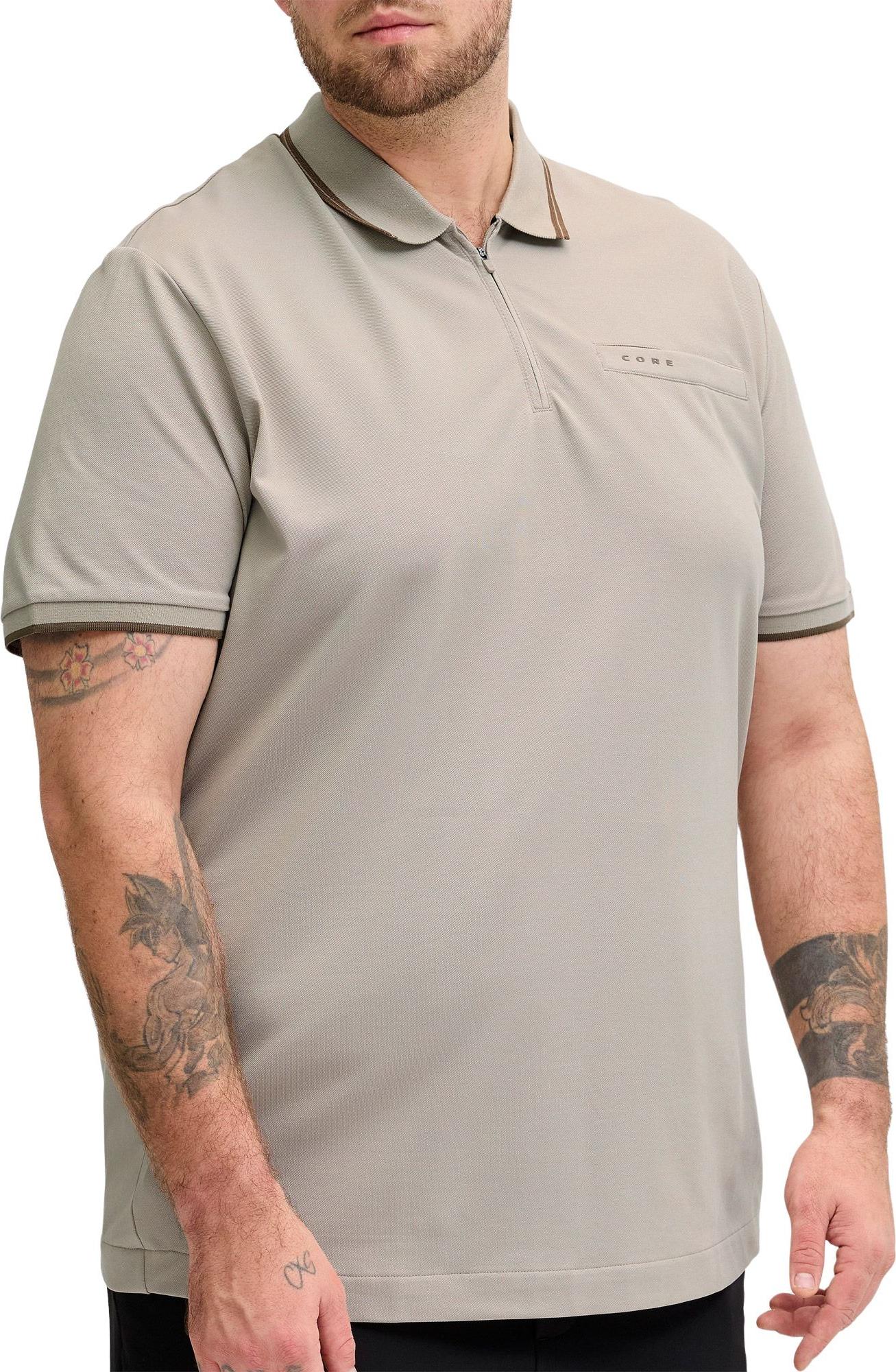 Jack & Jones Fusion Branding Zip Polo Herren (plussize)