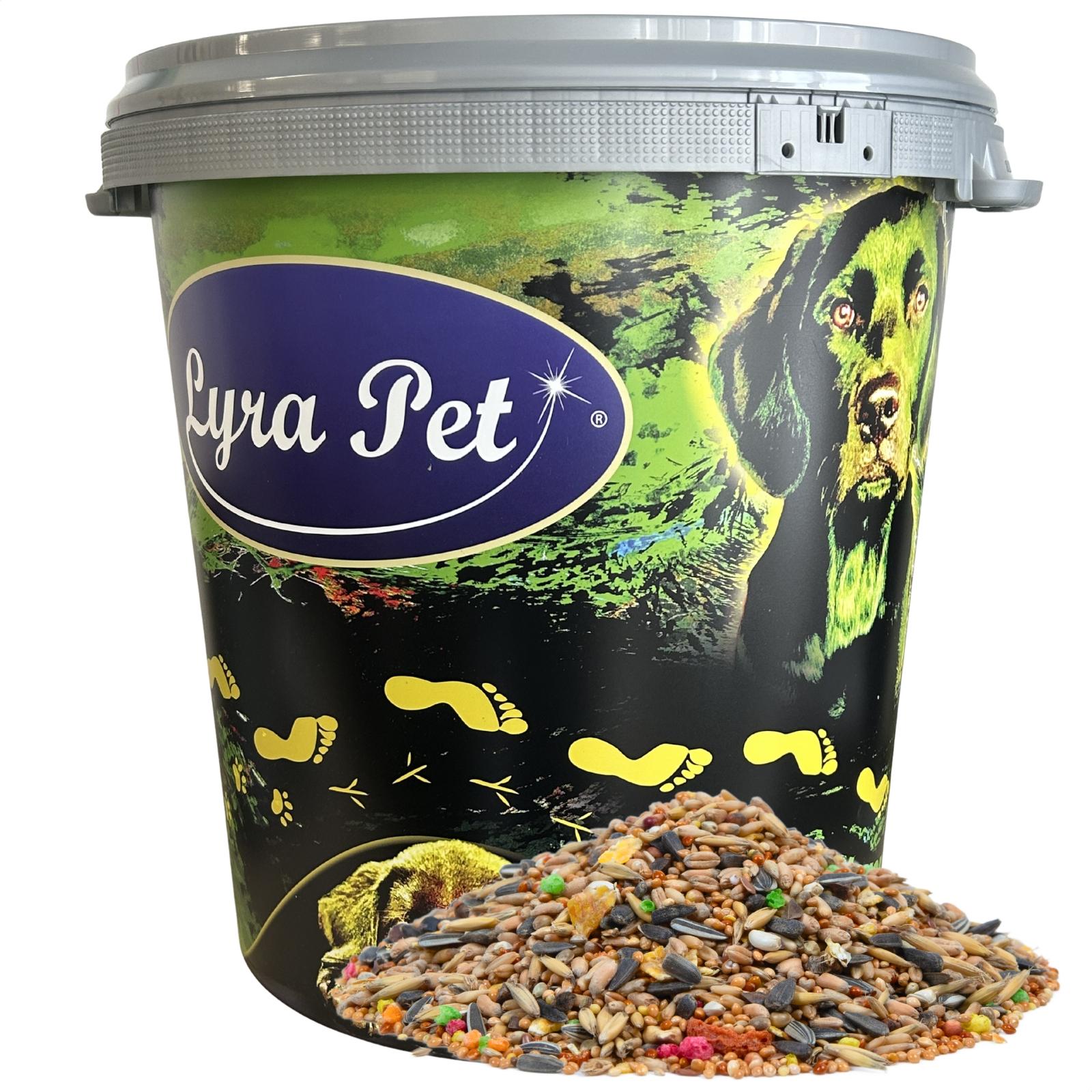 10 kg Lyra Pet® Nymphensittichfutter Großsittichfutter in 30 L Tonne 09818-002-Z1