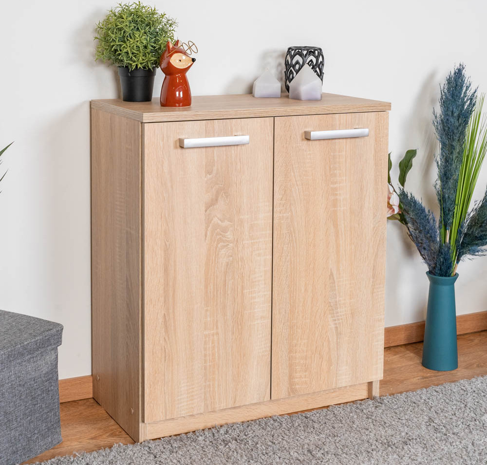 Steiner Shopping Kommode Tandil 01, Farbe: Eiche Sonoma - 70 x 60 x 31 cm (H x B x T)