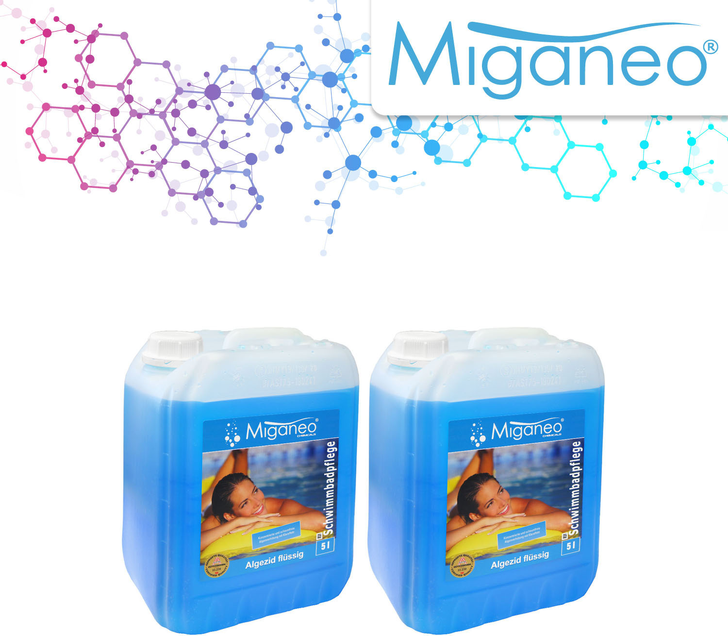 Miganeo 10l Algezid zur Algenvernichtung für Pool 78380