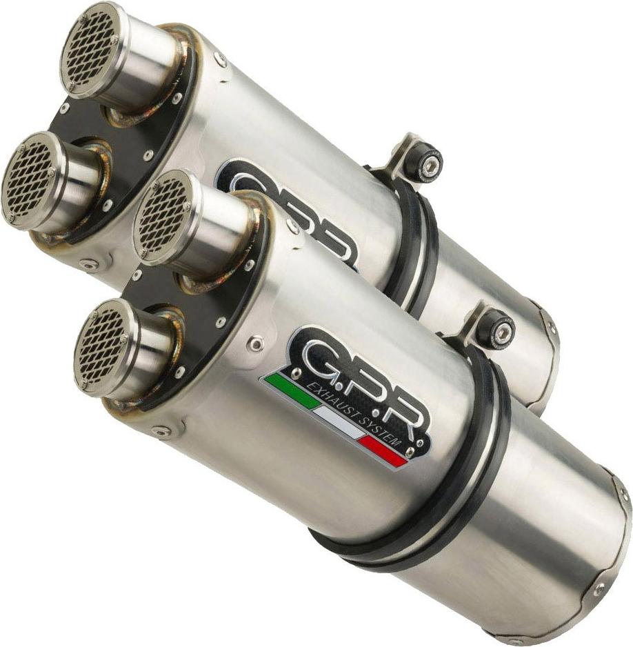 Gpr Exclusive Honda Varadero 1000 1999-2011 Nicht Homologierter Schalldämpfer Mit Verbindungsrohr Not Homologated Not Homologated H.49.DUAL.IO