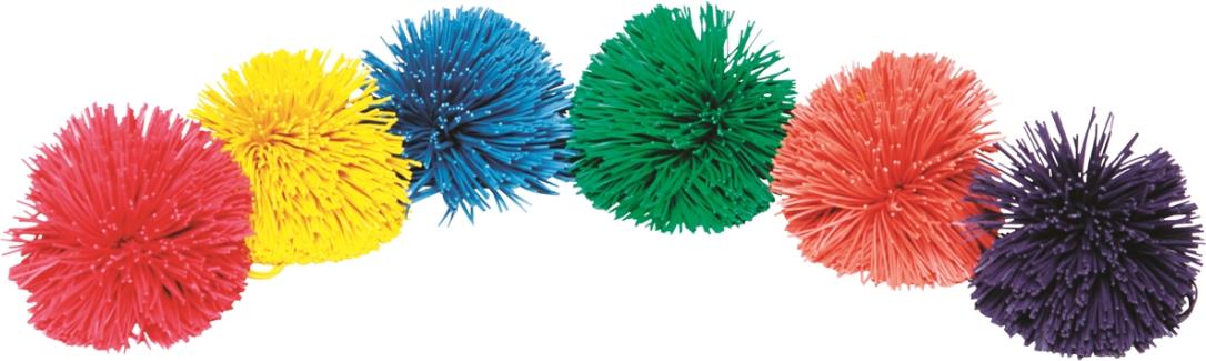 Spordas Pom Pom Bälle Set - Gummibälle für Kinder und Jonglage M452306