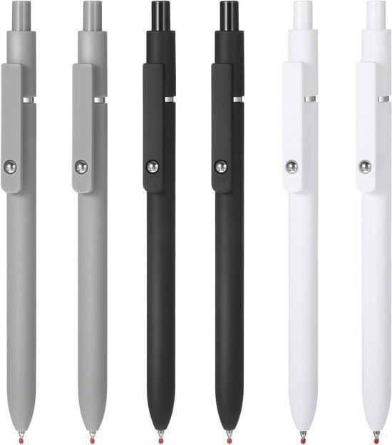 OEM Schwarze Gummipennen 0,5 mm mit Füllungen - Ziehbare Gummipen mit schneller trocknender Tinte für Schule, Büro und Studenten 2026