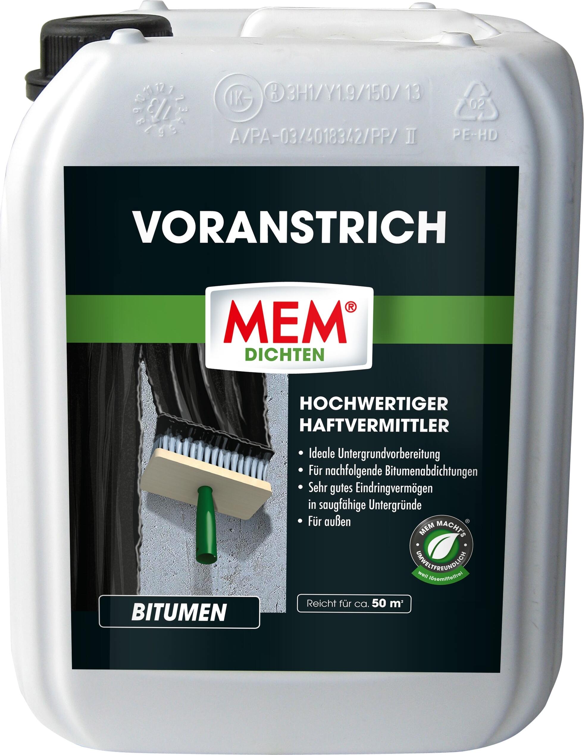 MEM Bitumen Voranstrich 5 Ltr. Lösemittelfrei 30836522