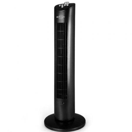 Turmventilator orbegozo tw 0800 schwarz - 60w - 79cm - 3 Geschwindigkeiten - Timer - Ablage für Duftessenzen - Oszillation 17199