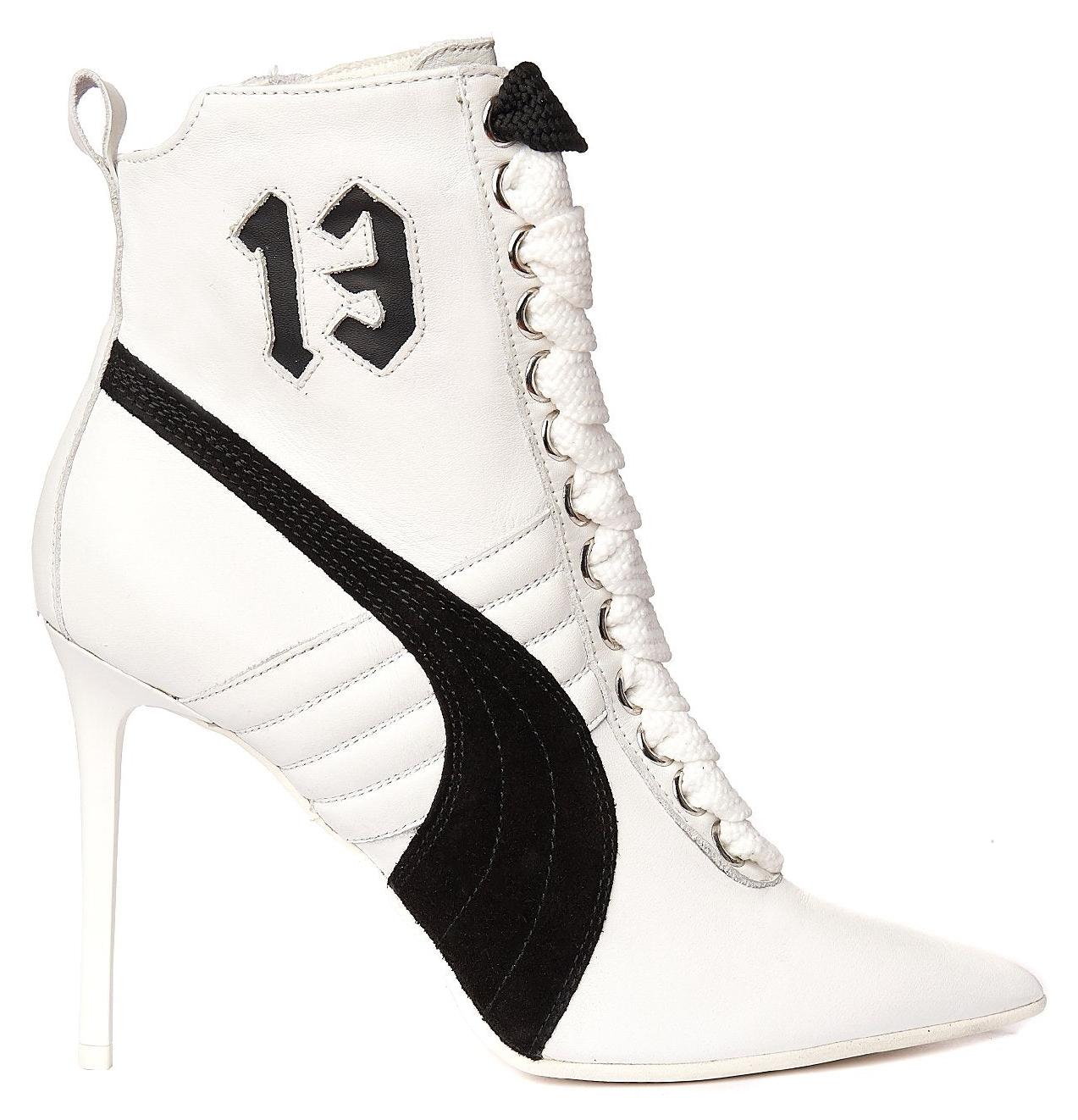 Puma High Heel Leder X Fenty Weiß