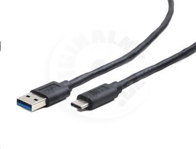 Kabel C-TECH USB 3.0 na USB-C. 2m. schwarz KABCT1CC2