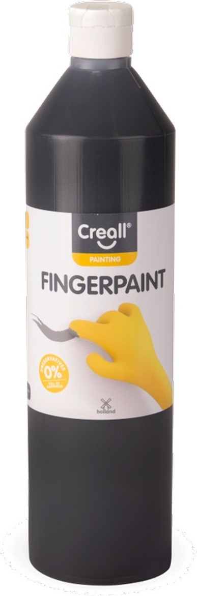 Havo Creall Fingerfarbe Naturschutz -freier Schwarz, 750 ml 112308