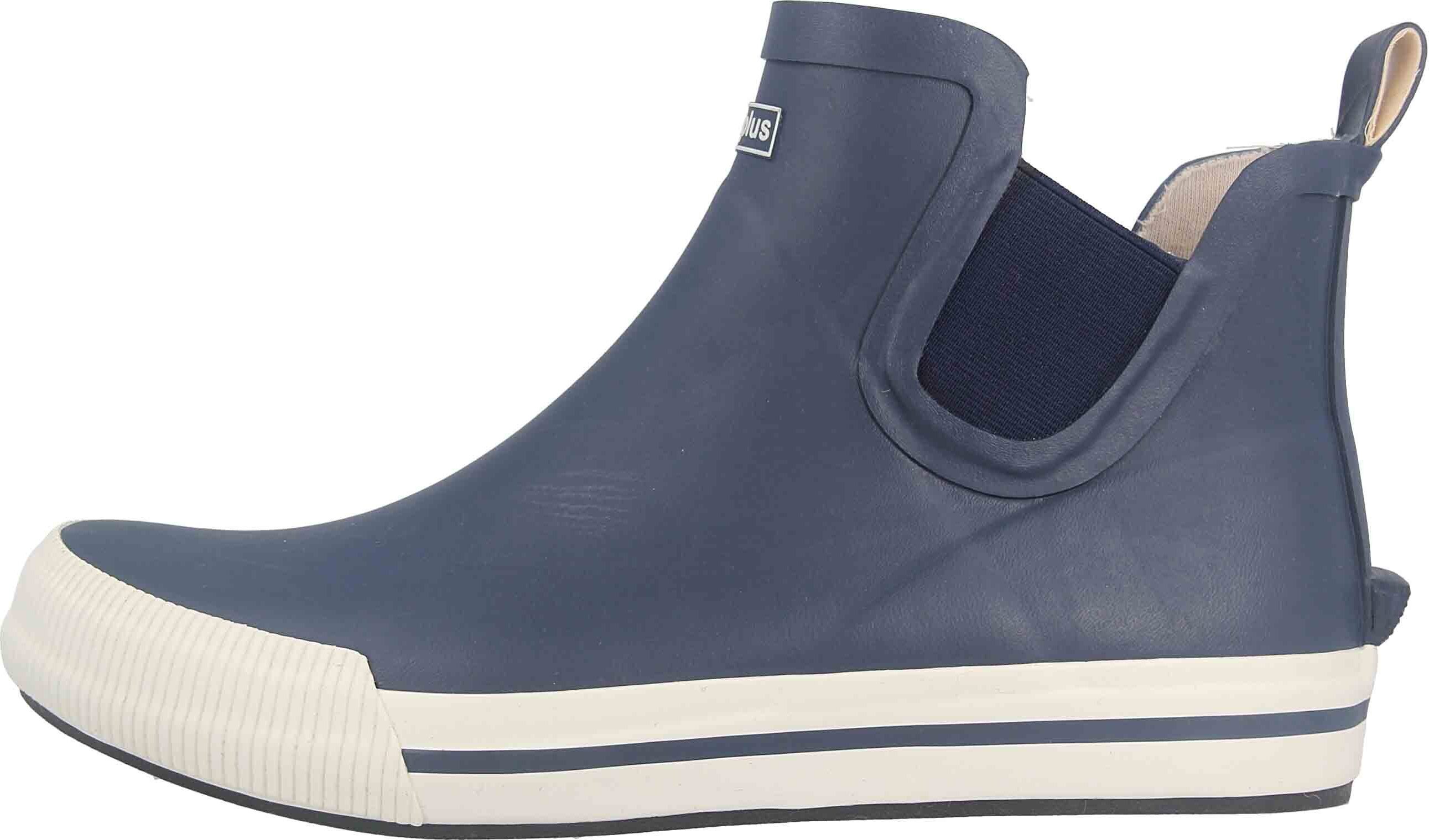 schuhplus Gummistiefel in Übergrößen Blau Momo-Blau-Weiß große Damenschuhe