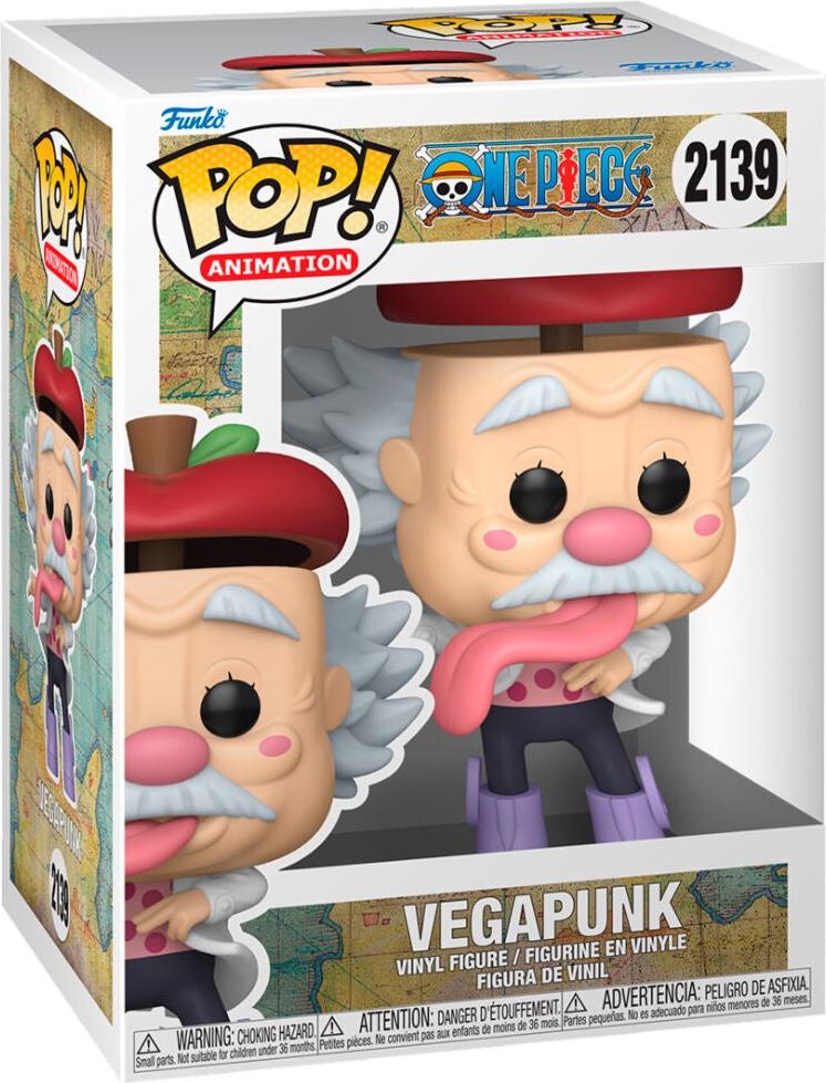 Northix One Piece Vegapunk POP-Figur - Vinyl-Sammelspielzeug