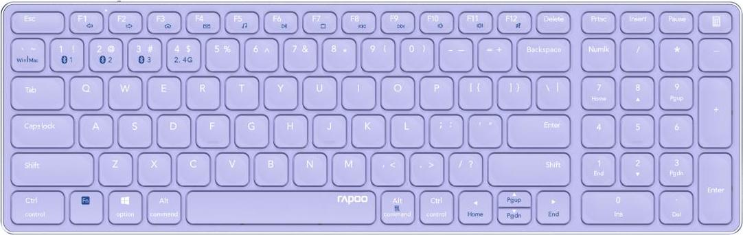 Tastatur Rapoo E9700M Wireless Lila 215873