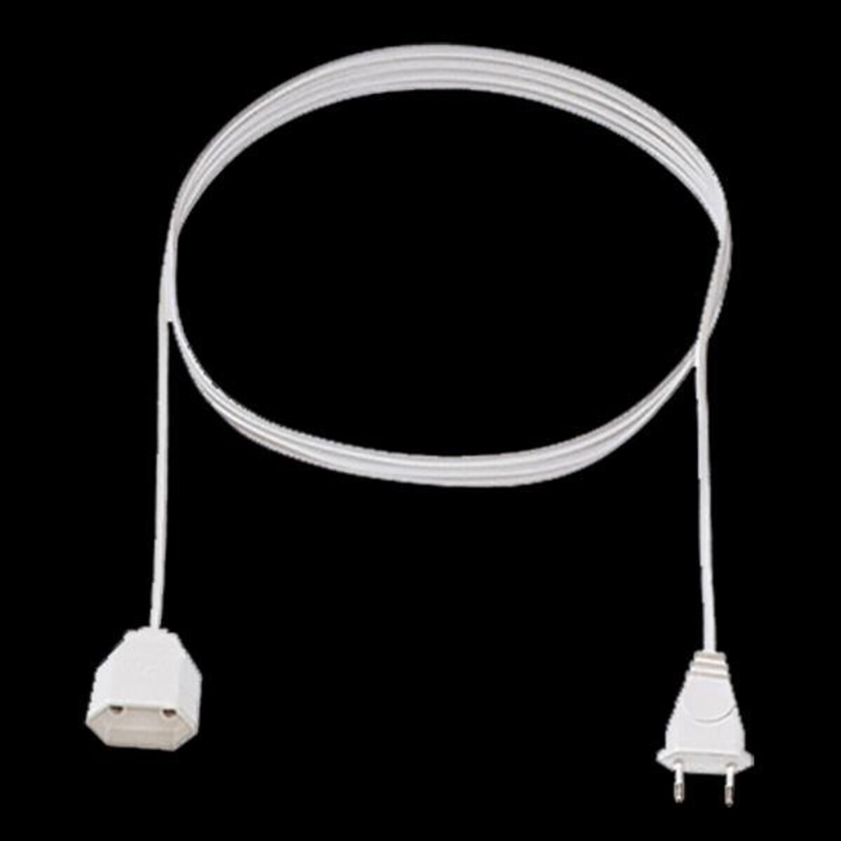 Bachmann Verlngerung Euro-St/Bu in weiss, Lnge 2m 233.284