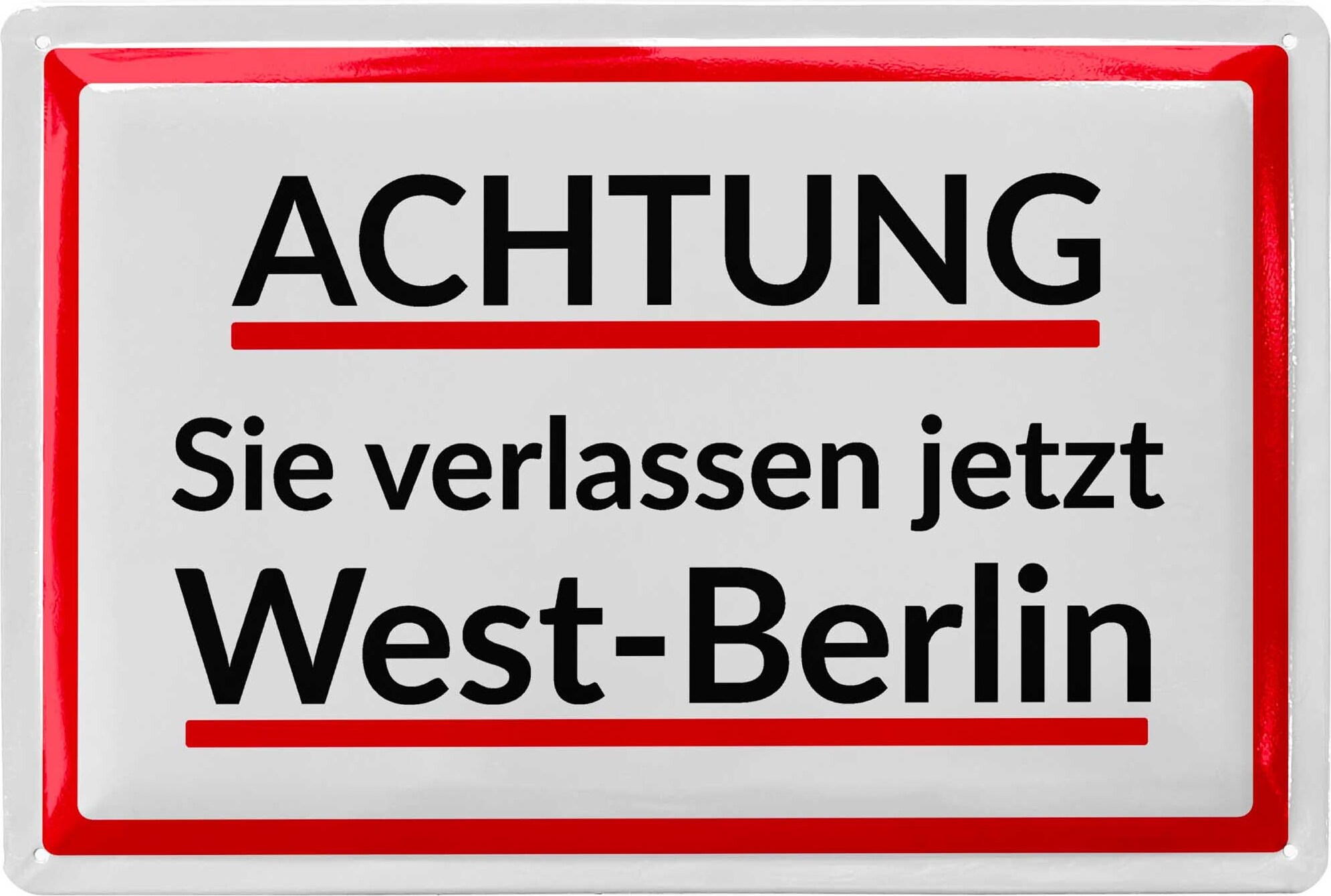 Nostalgic-Art Retro Blechschild Berlin Street Art (15x20 Cm) – Metallschild Mit 3D-Prägung Als Geschenk