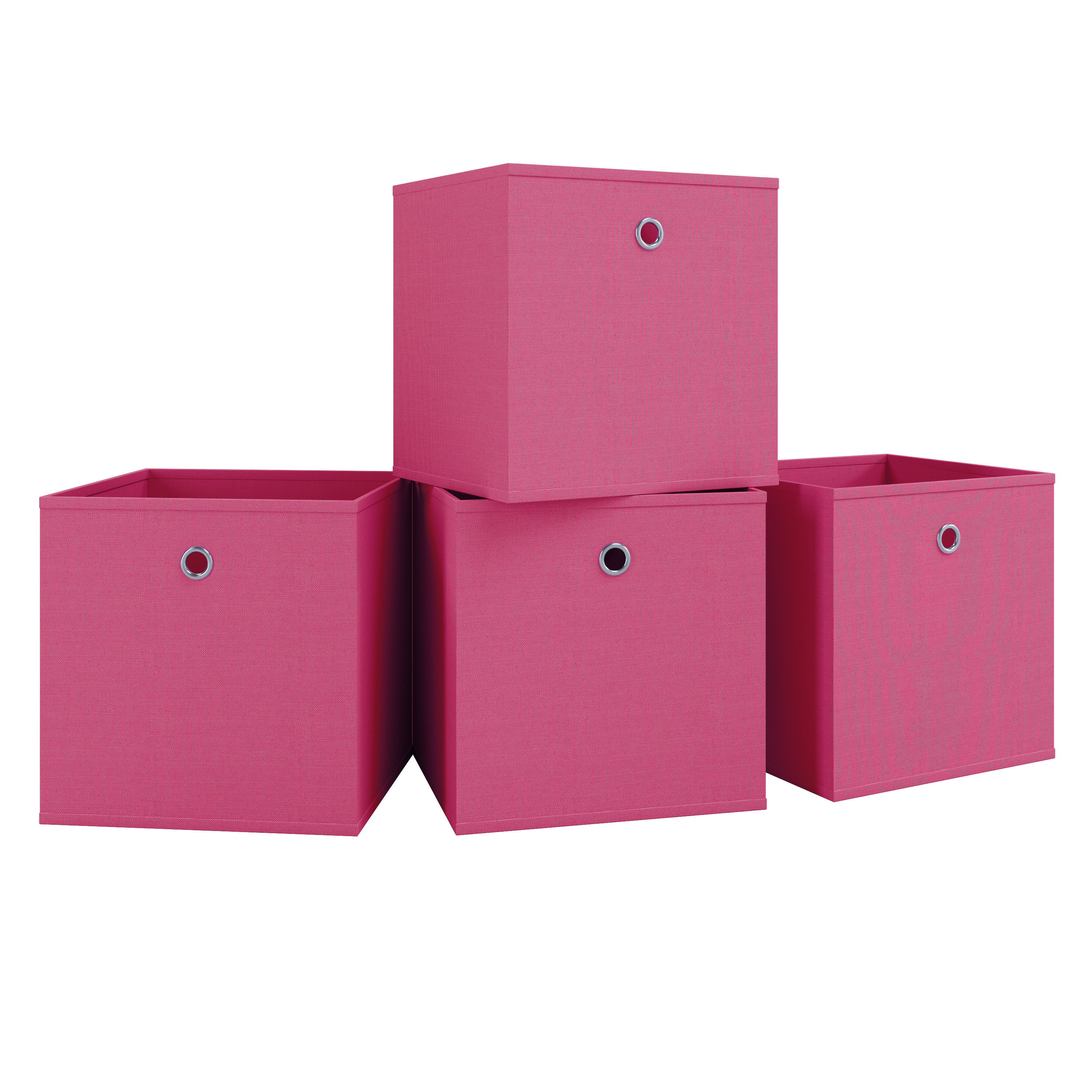 VCM® · 2er-Set Faltbox Klappbox „Boxas“ - mit Deckel · 8 Farben – VCM24